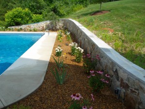 Retaing Wall and Plantings in Salem, NH