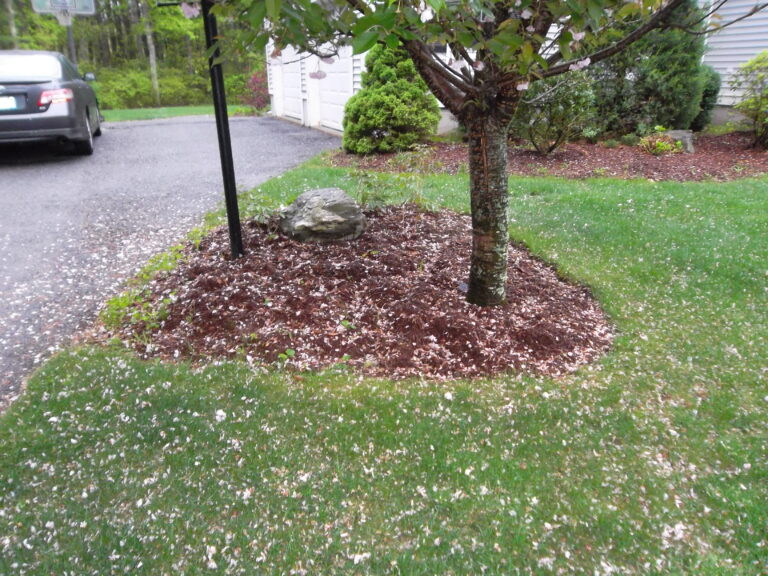Mulch and Edging Job Salem, NH LaBrie Property Maintenance and